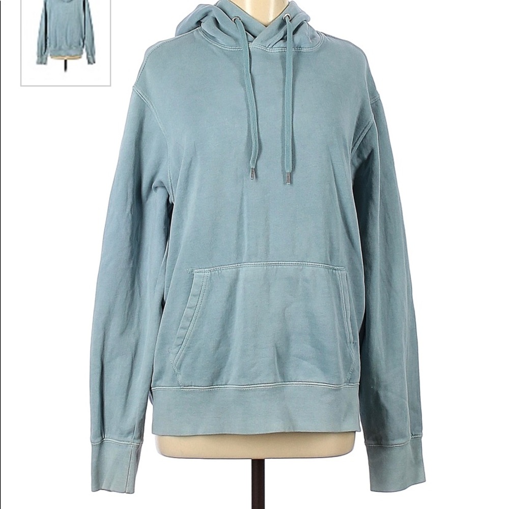 American Eagle Blue Women’s Hooded Sweatshirt Size Medium